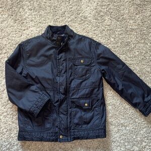 Cherokee navy jacket. 5T zip front and Velcro double lined.